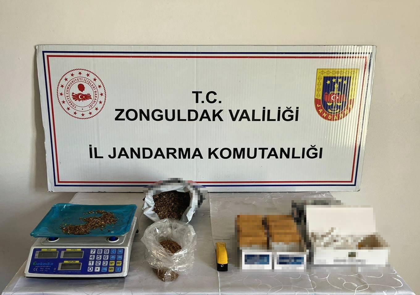 Jandarmadan kaçak tütün operasyonu