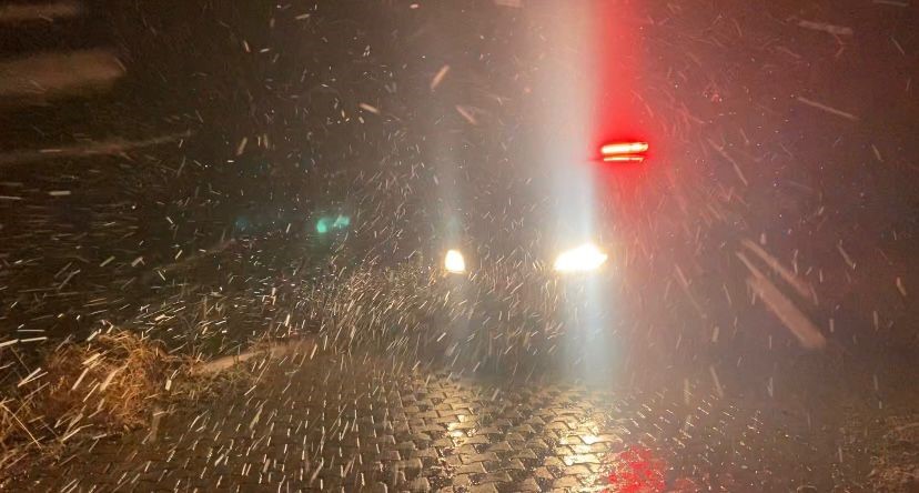 Çankırı'da şehir merkezi beyaza büründü