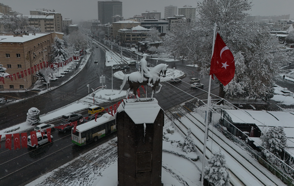 Kayseri beyaza büründü