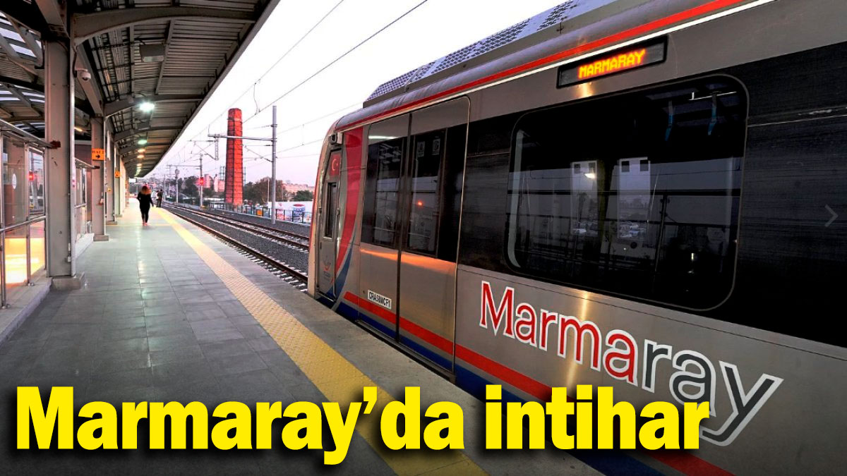 Son dakika...Marmaray'da bir kişi intihar etti