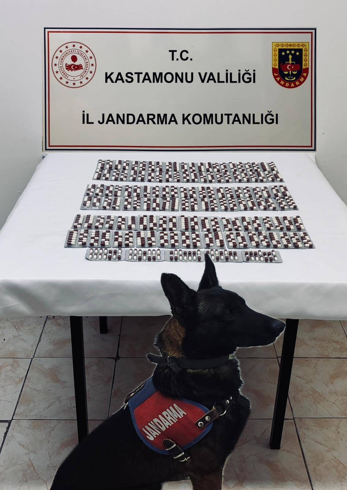 Kastamonu’da 991 adet sentetik ecza hapı ele geçirildi