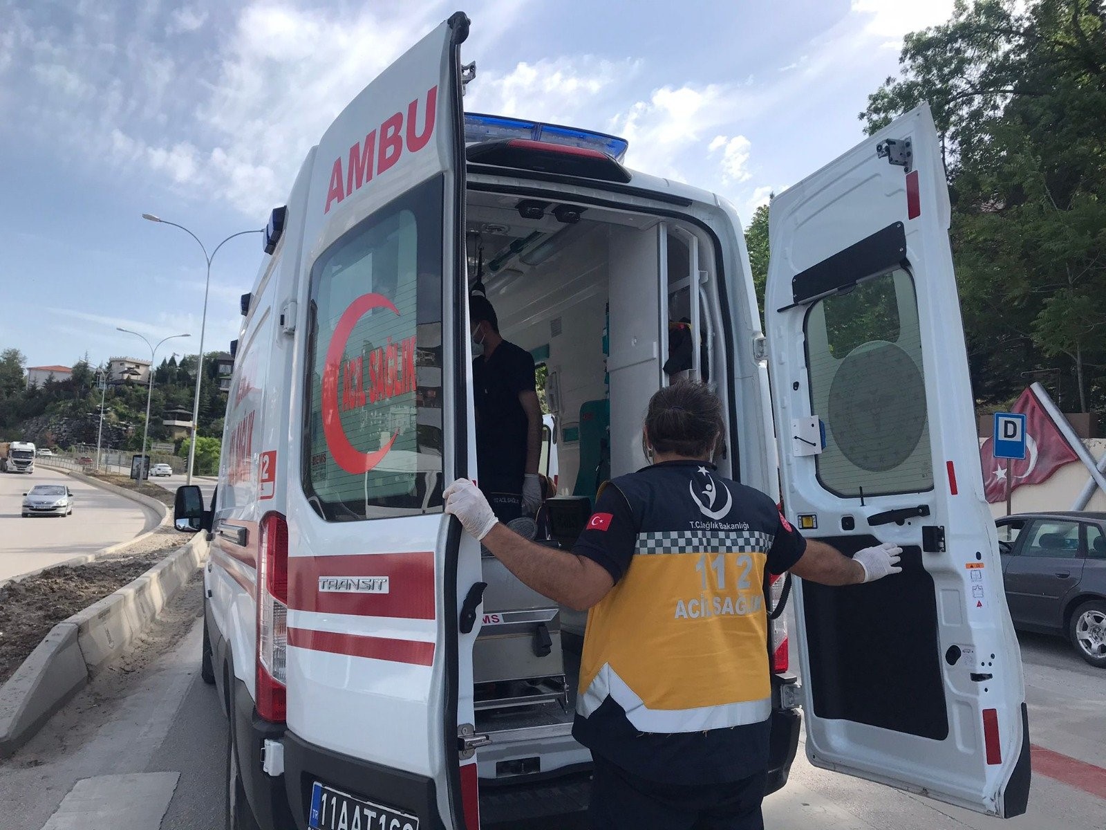 Bilecik’te otomobil ile motosiklet çarpıştı: 1 yaralı (01.12.2024)