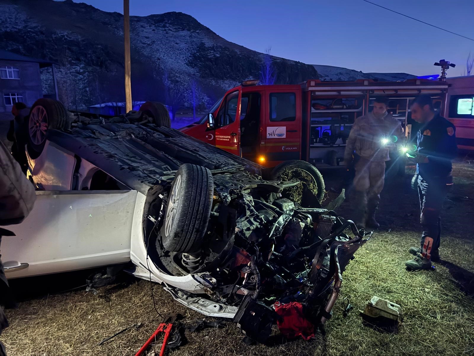 Van'da trafik kazası: 1 yaralı (01.12.2024)