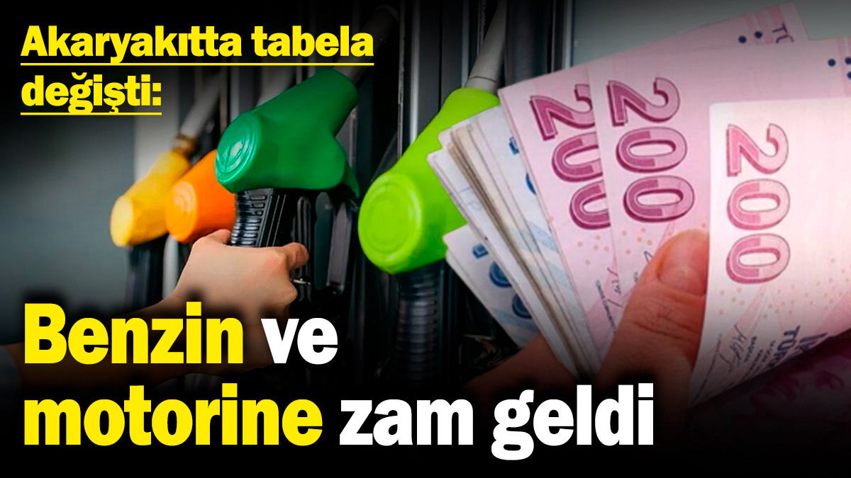 Benzin ve motorine zam geldi! Akaryakıtta tabela değişti (3 Aralık 2024)