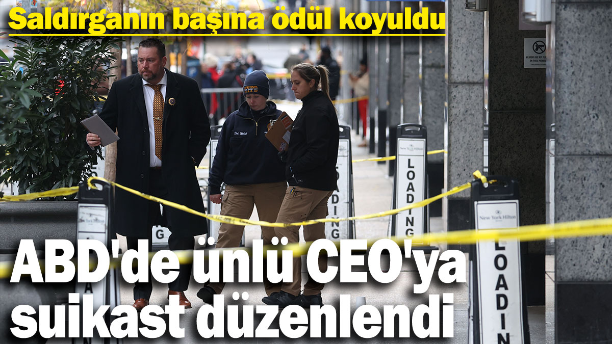 ABD'de ünlü CEO'ya suikast düzenlendi! Saldırganın başına ödül koyuldu