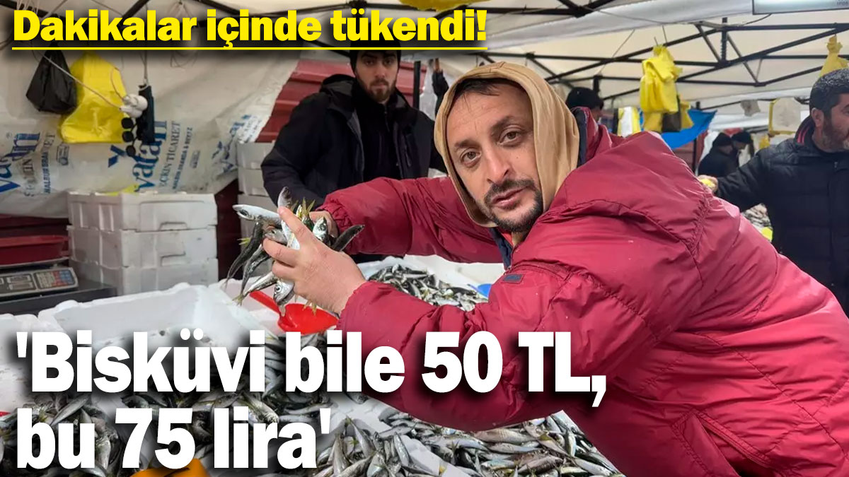 Dakikalar içinde tükendi! 'Bisküvi bile 50 TL, bu 75 lira'