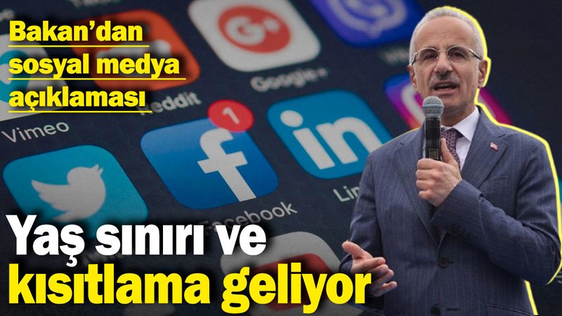Bakan Uraloğlu'ndan sosyal medya açıklaması: Yaş sınırı ve kısıtlama geliyor