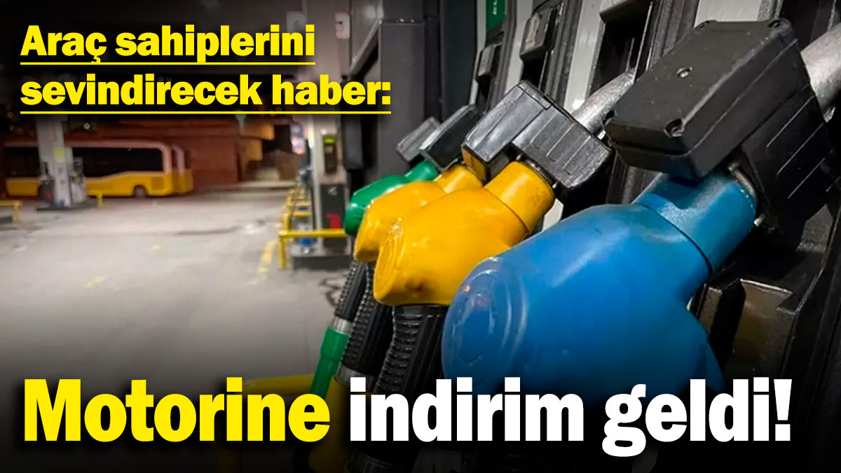 Motorine indirim geldi! Araç sahiplerini sevindirecek haber (6 Aralık 2024)