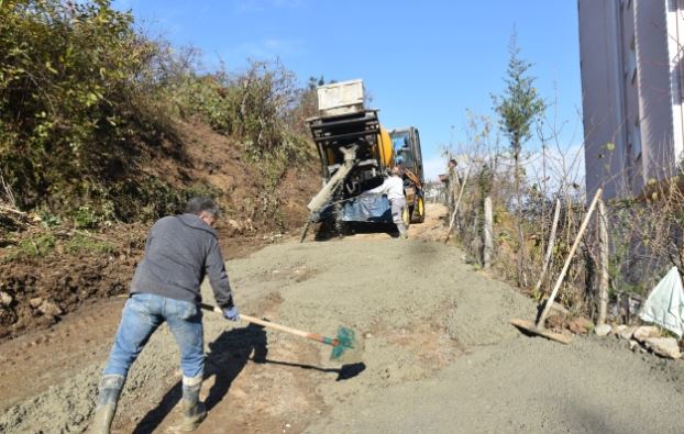 Giresun'un Görele ilçesinde ulaşım kolaylaşıyor
