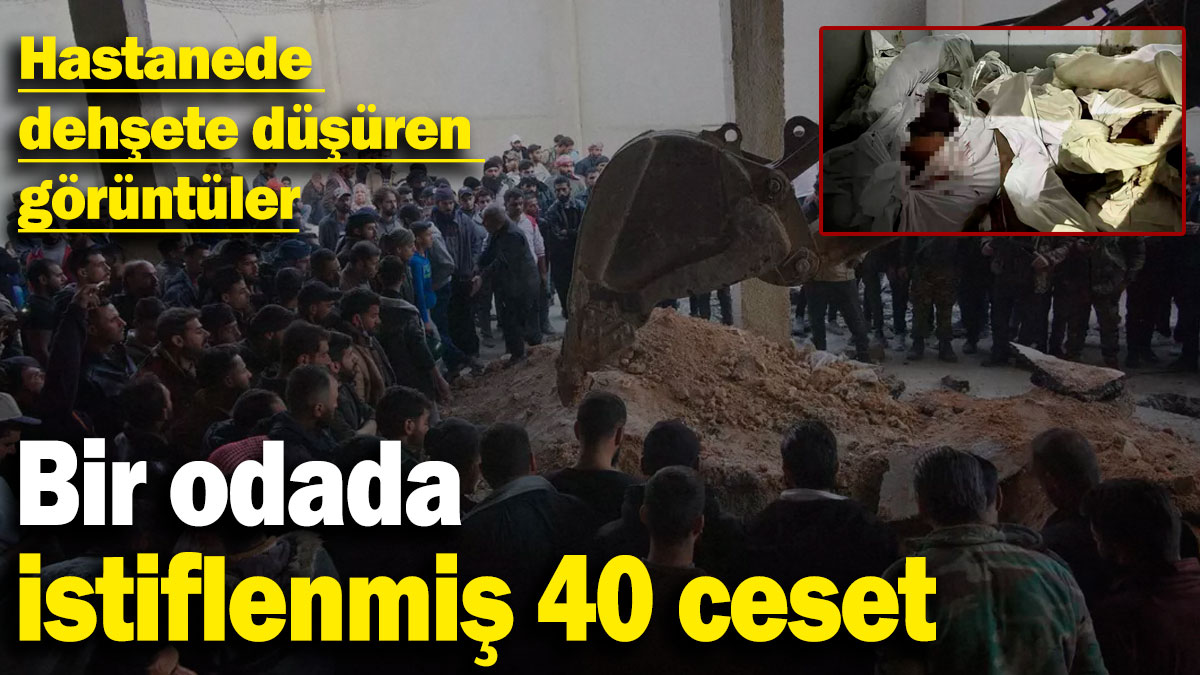 Hastanede dehşete düşüren görüntüler: Bir odada üst üste istiflenmiş 40 ceset!