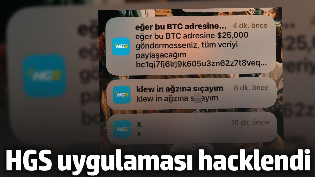 HGS uygulaması hacklendi