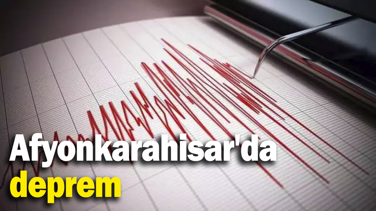 Afyonkarahisar'da deprem (13.12.2024)