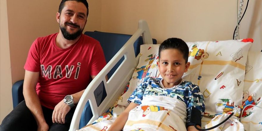 Küçük Ezel sağlığına kavuştu