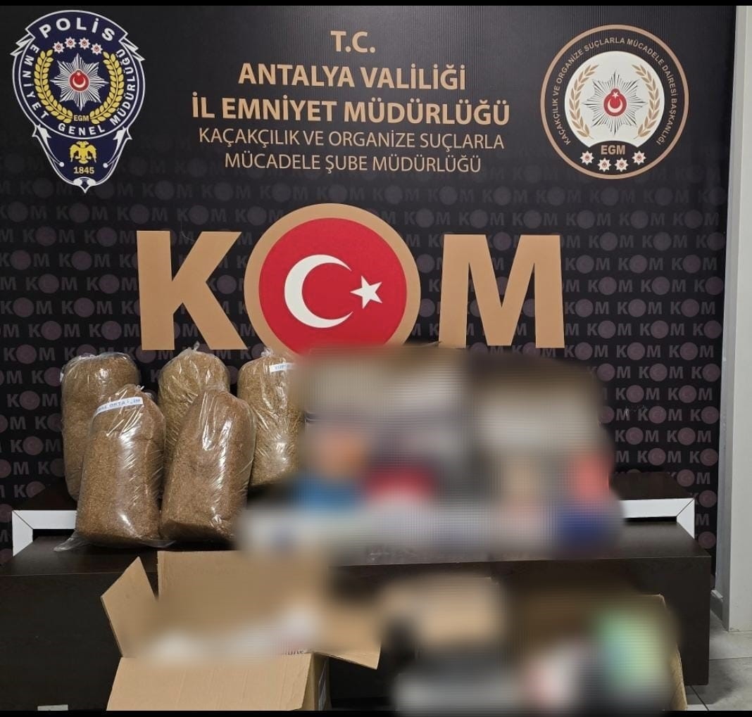 Antalya'da yılbaşı öncesi kaçak içki operasyonu