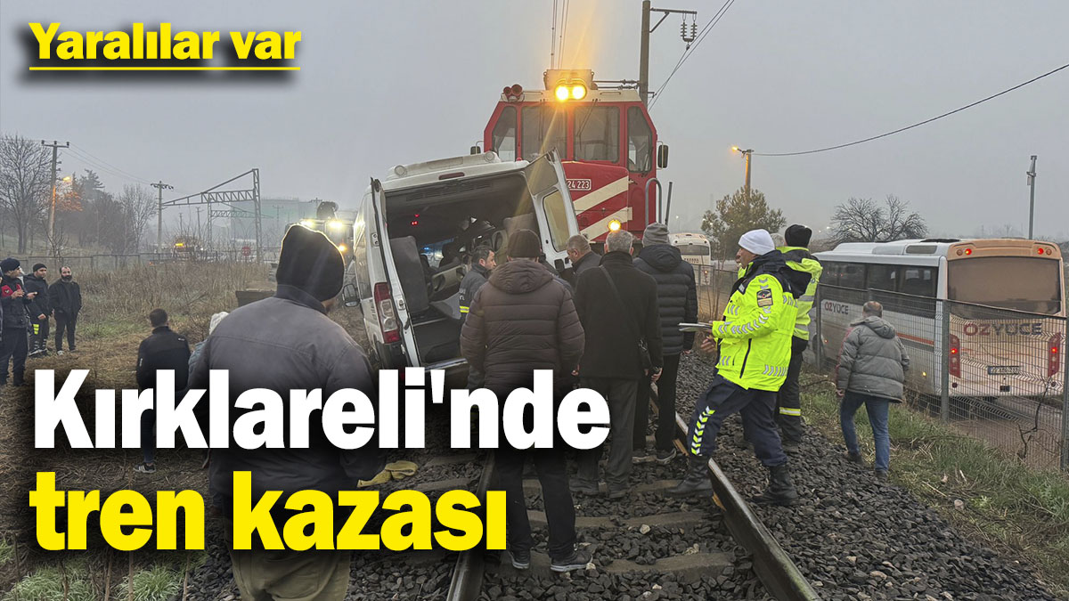 Son dakika… Kırklareli'nde tren kazası!