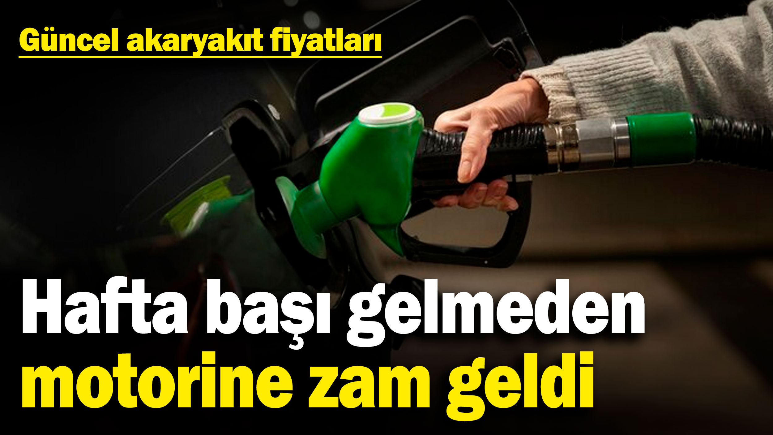 Hafta başı gelmeden motorine zam geldi! Güncel akaryakıt fiyatları