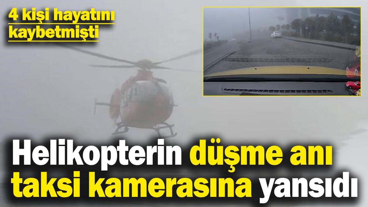 Muğla'da düşen ambulans helikopterin yeni görüntüleri ortaya çıktı