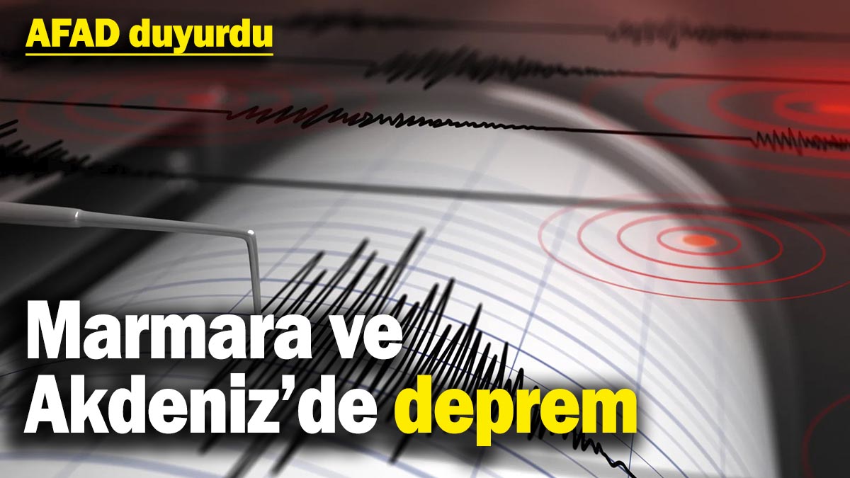 Son dakika... Peş peşe depremler Marmara’da deprem