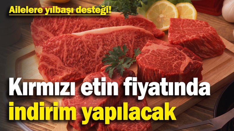 O belediyeden yılbaşı desteği! Kırmızı etin fiyatında indirim yapılacak