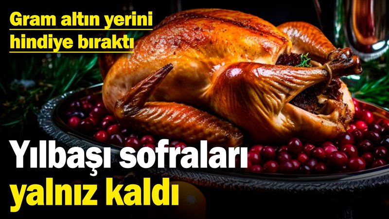 Gram altın yerini hindiye bıraktı: Kilosu 500 TL'yi buldu! Yılbaşı sofraları yalnız kaldı
