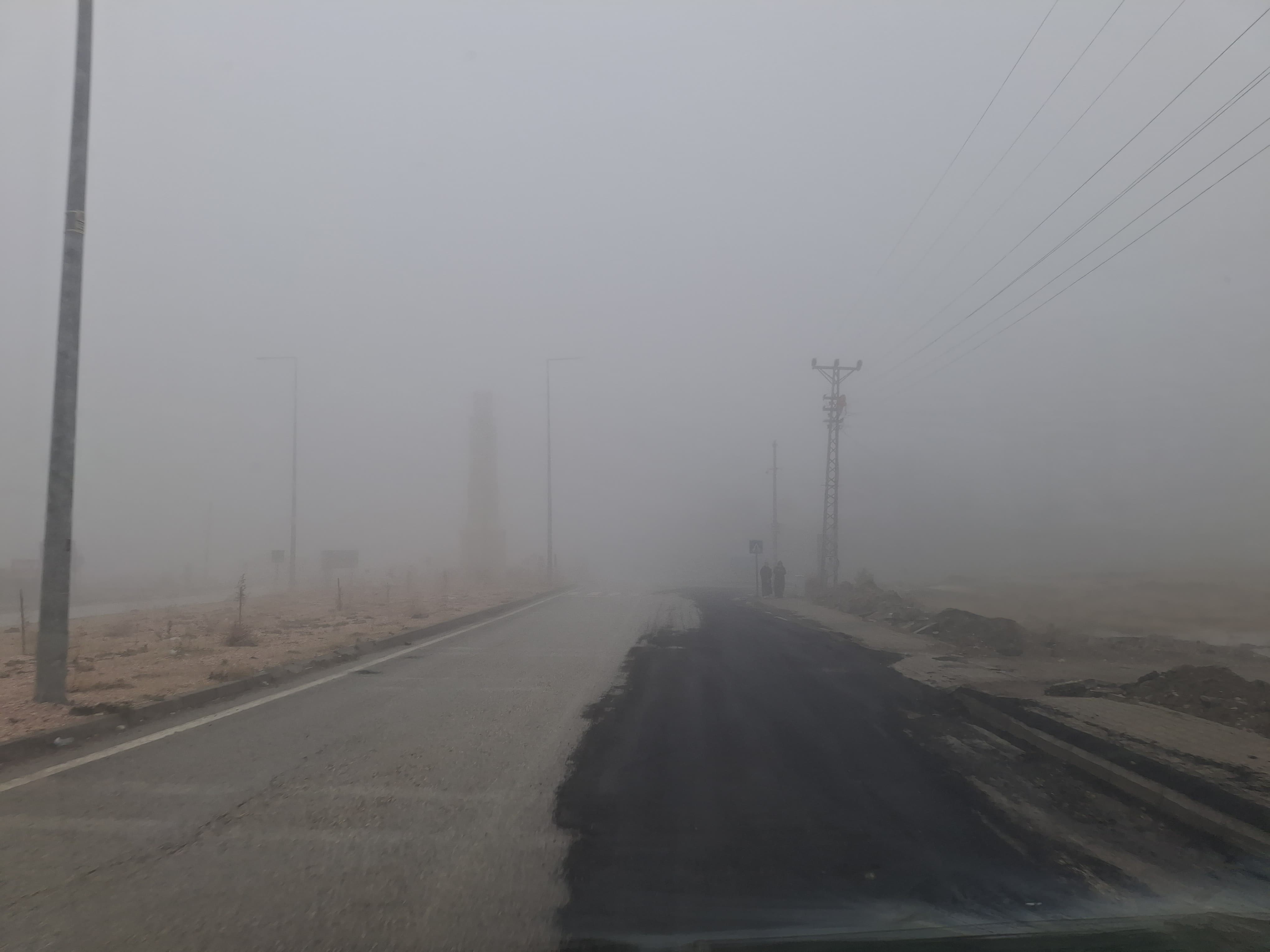 Adıyaman'da sis etkili oldu! Sürücüler zor anlar yaşadı