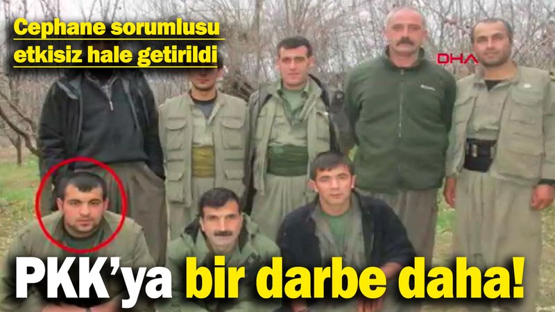MİT'ten PKK'ya bir darbe daha! Cephane sorumlusu etkisiz hale getirildi