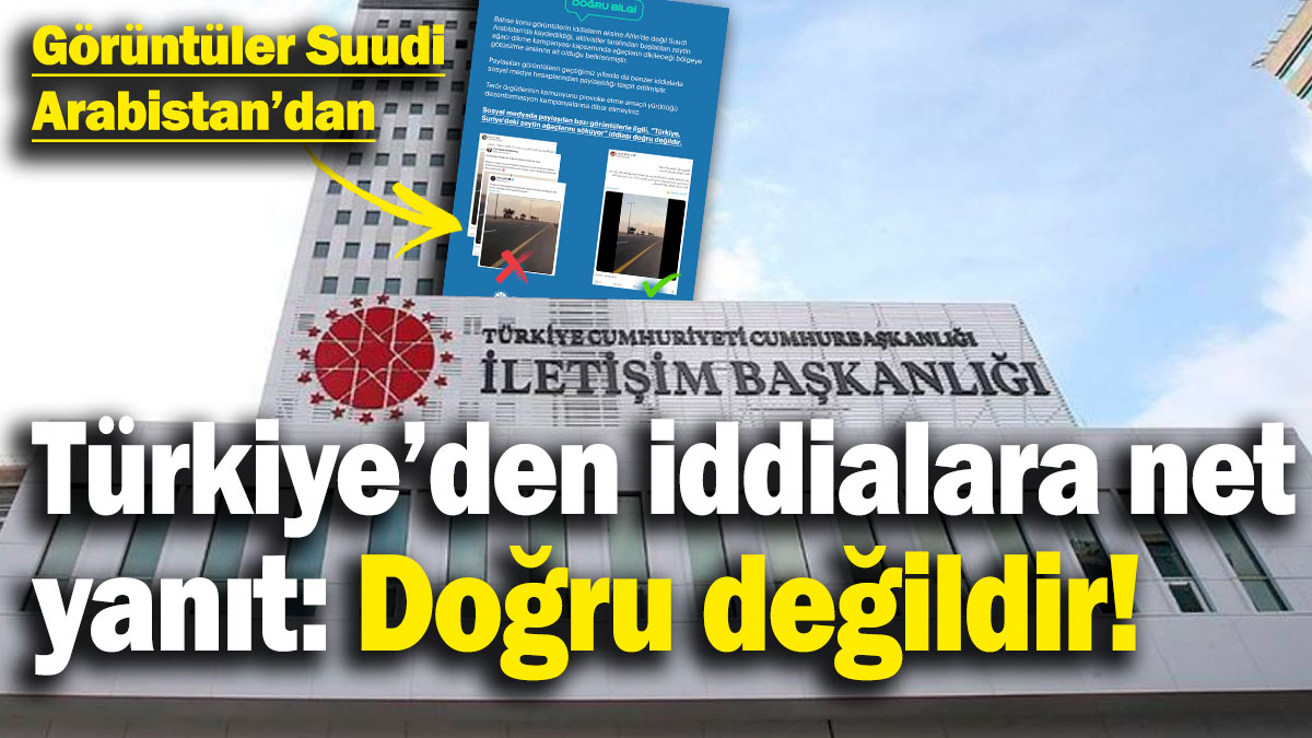 Türkiye hakkındaki Suriye iddialarına net yanıt: İddialar doğru değildir!