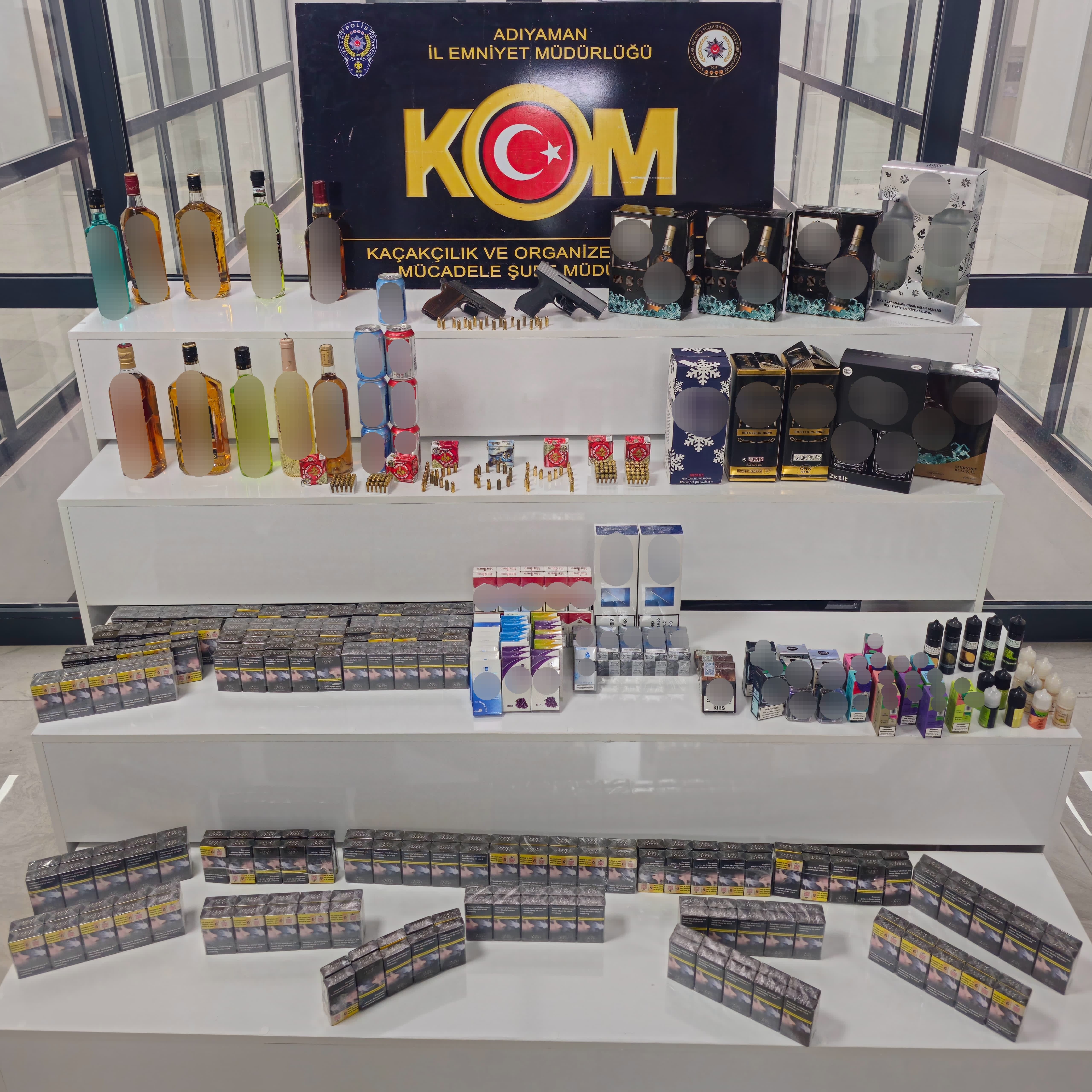 Adıyaman'da kaçak alkol operasyonu