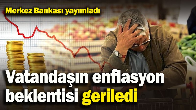 Vatandaşın enflasyon beklentisi geriledi! İşte yeni rakam…