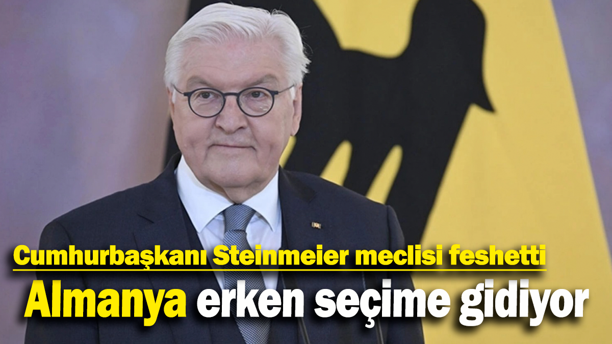 Almanya erken seçime gidiyor: Cumhurbaşkanı Steinmeier meclisi feshetti