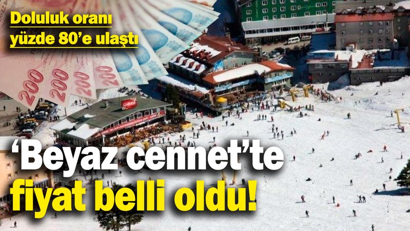 Uludağ'da yılbaşı fiyatı belli oldu! Kişi başı 20 bin TL