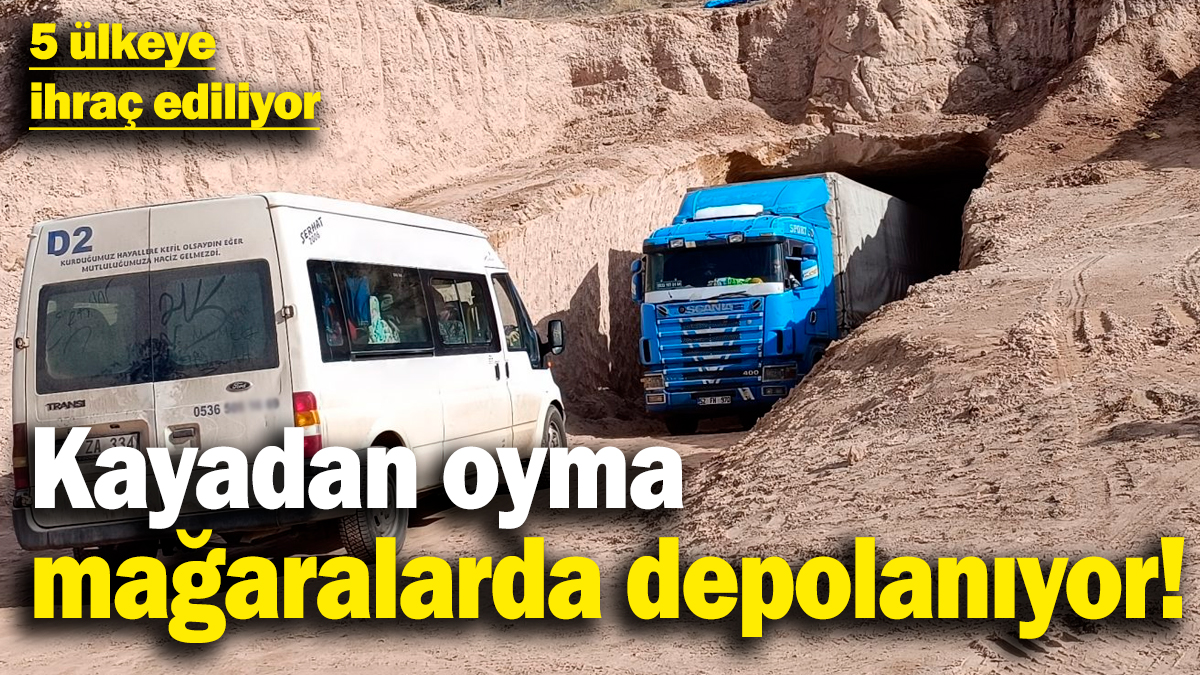 Kayadan oyma mağaralarda depolanıyor! 5 ülkeye ihraç ediliyor