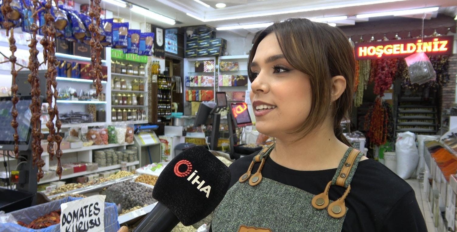 Kilis'te soğuk havalarda kuruyemişe talep arttı