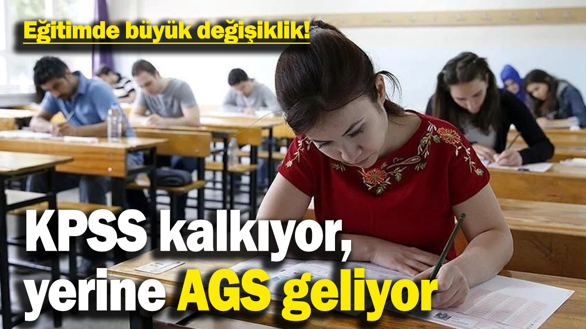 Bakan Tekin duyurdu: KPSS kalkıyor yerine AGS geliyor! Peki aradaki fark ne?