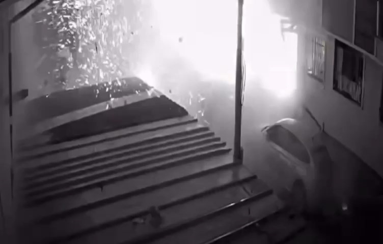 Darıca’daki doğal gaz patlaması kamerada