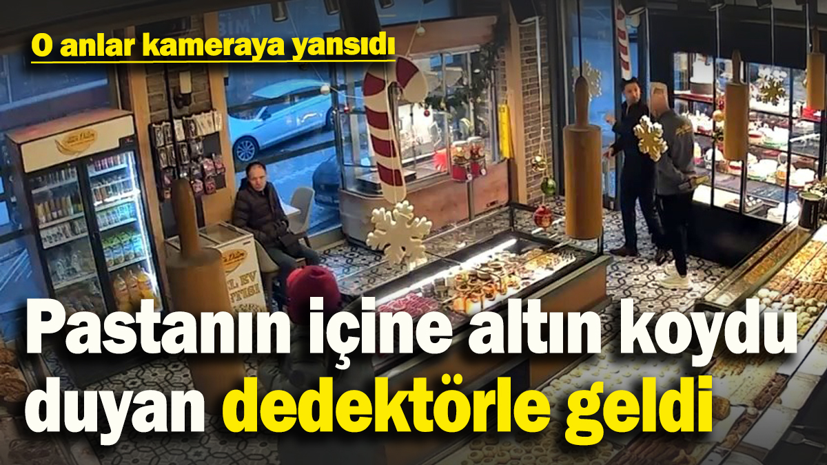 Yılbaşına özel pastaların içine 40 çeyrek altın koydu! Duyan dedektör alıp koştu