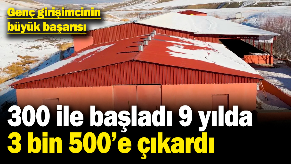 Genç girişimcinin büyük başarısı! 300 ile başladı 9 yılda 3 bin 500'e çıkardı