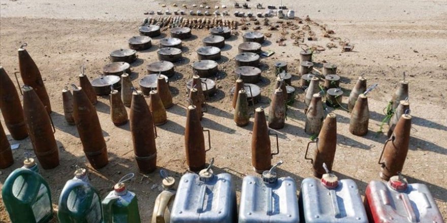 Barış Pınarı Harekatı bölgesinde 331 mayın ve 891 el yapımı patlayıcı etkisiz hale getirildi