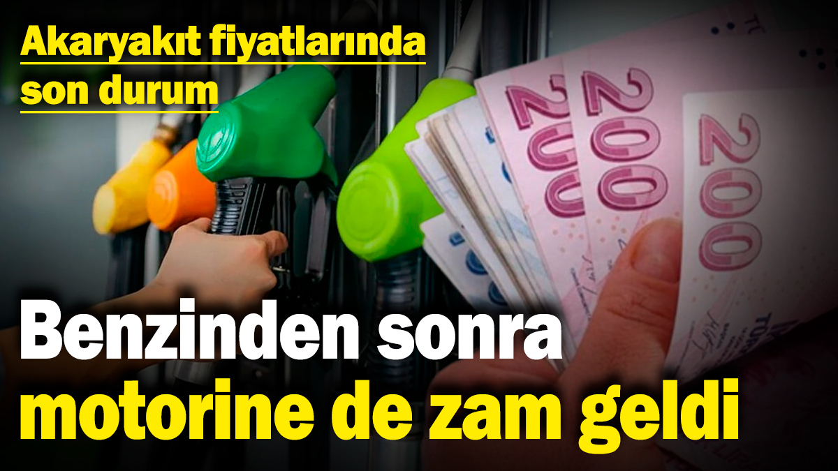 Benzinden sonra motorine de zam geldi! Akaryakıt fiyatlarında son durum (8 Ocak 2025)