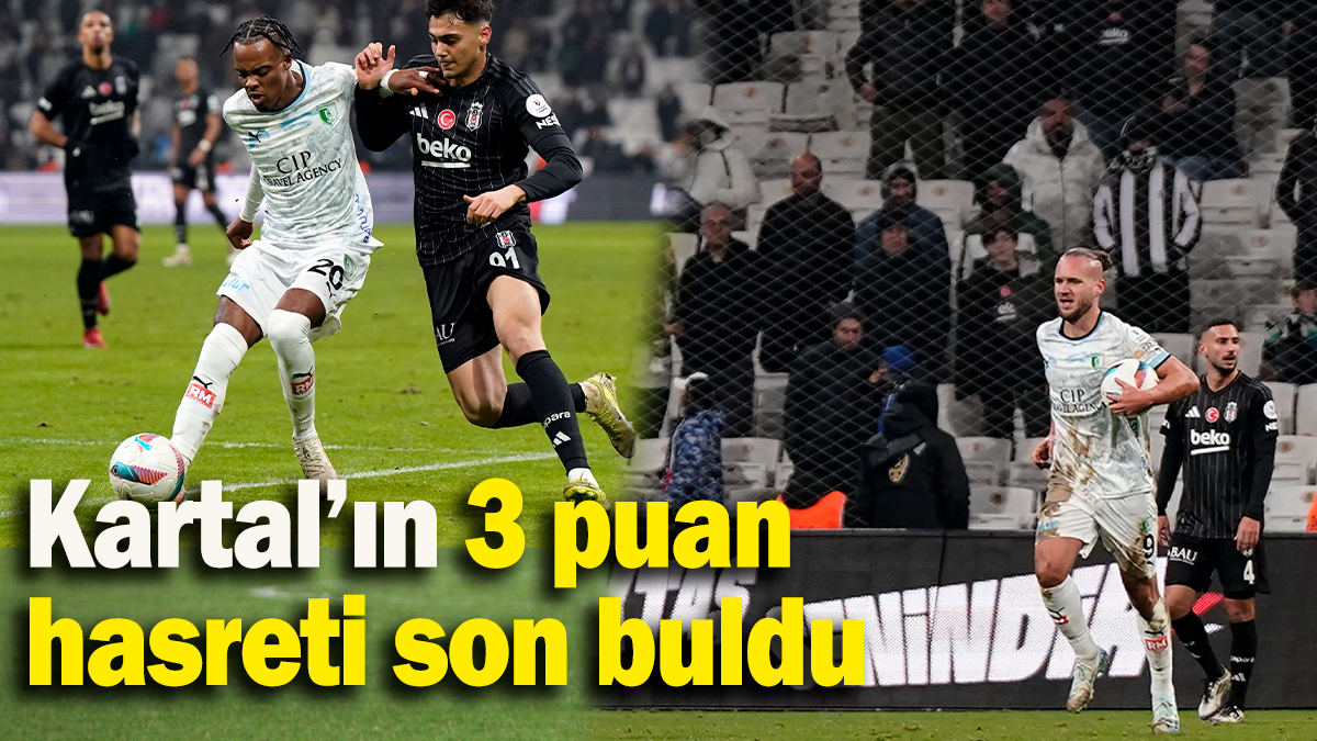 Kartal’ın 3 puan  hasreti son buldu