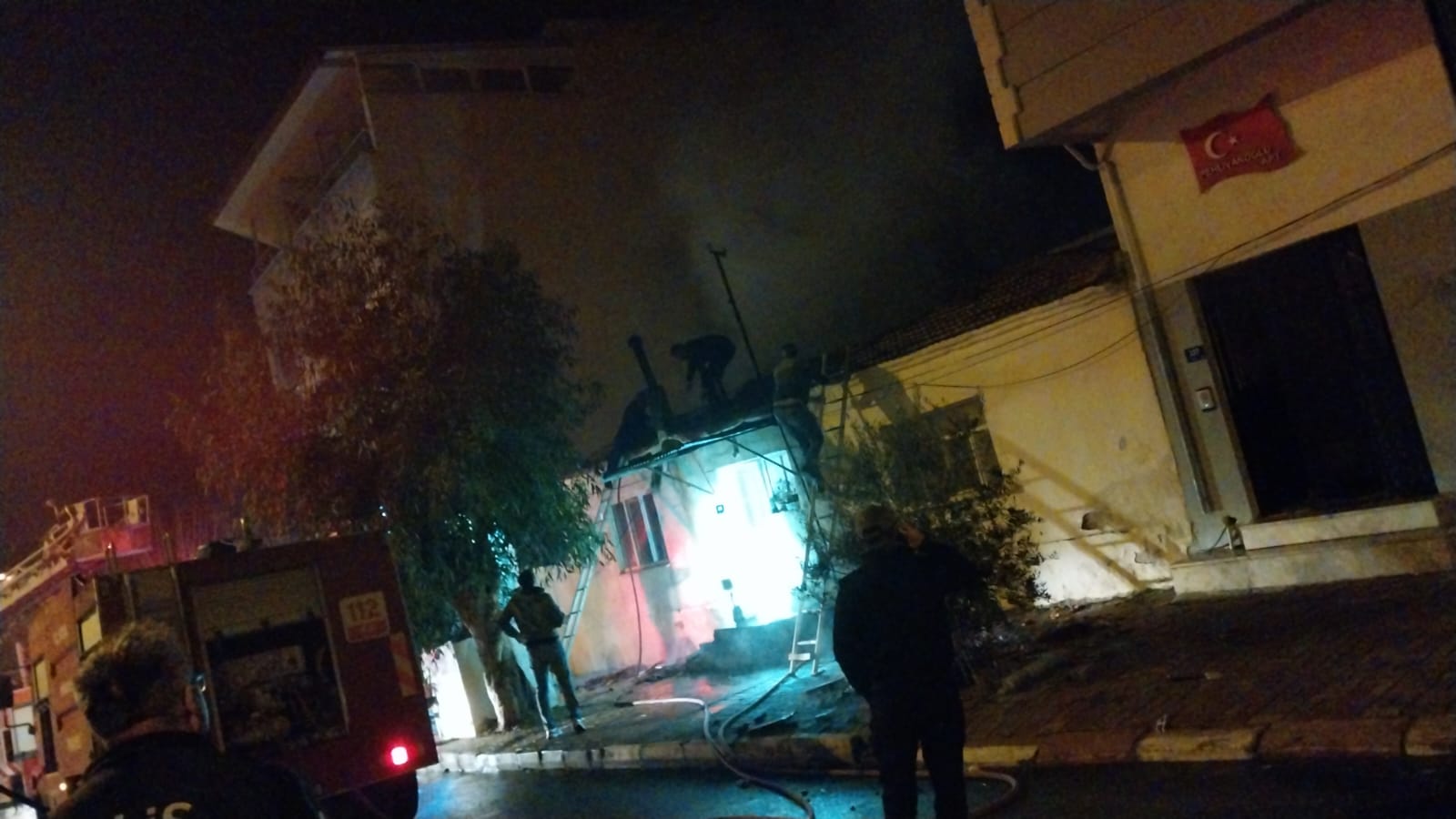 Aydın’daki yangın korkuttu (14 Ocak 2025)