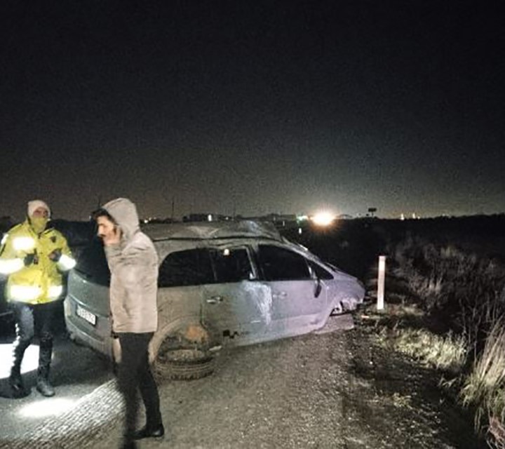 Tekirdağ’da feci kaza: şarampole yuvarlanan araçta 1 ölü