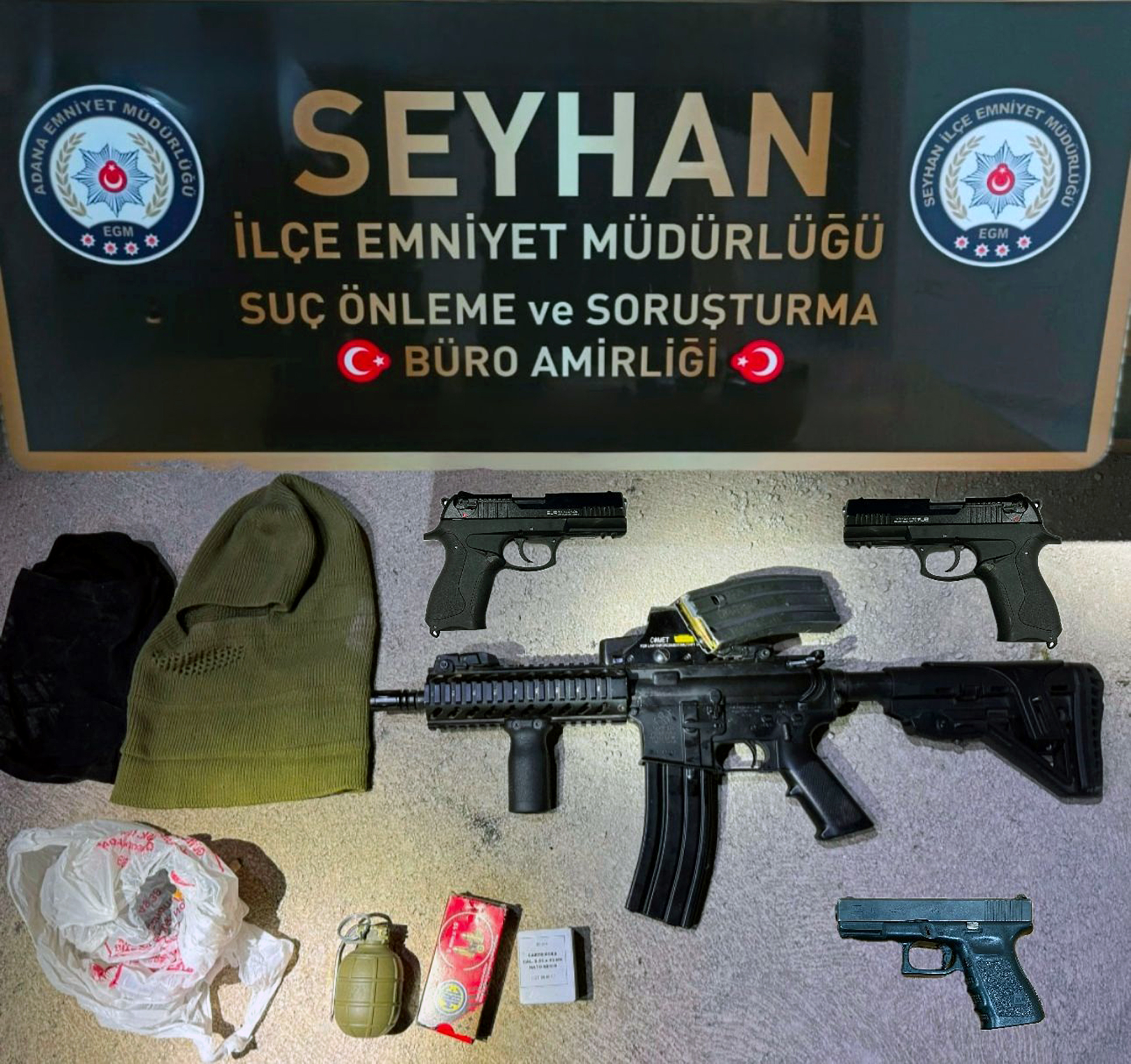 Apartman şantiyesinde M4 piyade tüfeği ve el bombası bulununca ölen amcasını suçladı