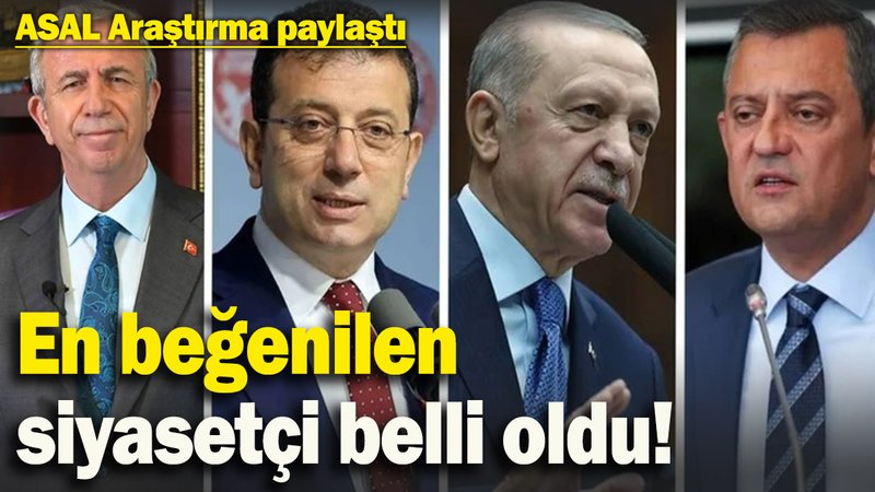 En beğenilen siyasetçi belli oldu! Anket sonuçlarına göre o isim büyük bir farkla önde…
