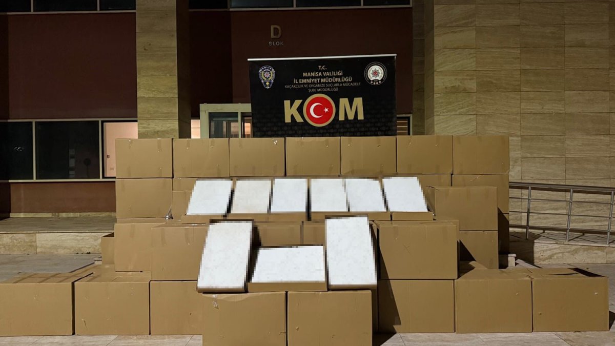 1 milyon 425 bin adet kaçak sigara ele geçirildi
