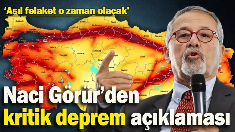 Prof. Dr. Naci Görür iki fay hattını işaret ederek açıklamalarda bulundu: Asıl felaket o zaman olacak