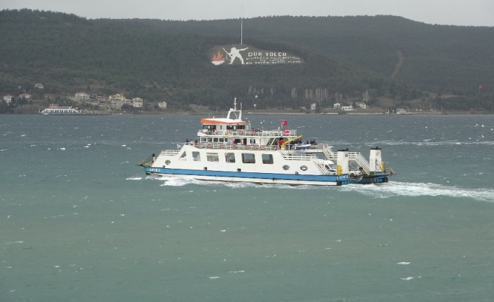 Çanakkale'de ada seferleri fırtına sebebiyle iptal oldu