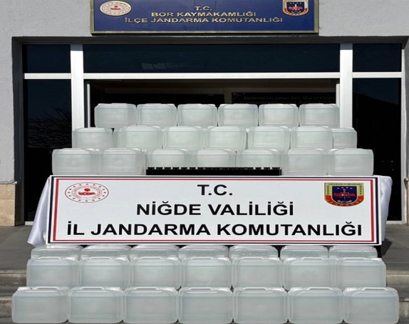 Niğde’de sahte alkol operasyonu