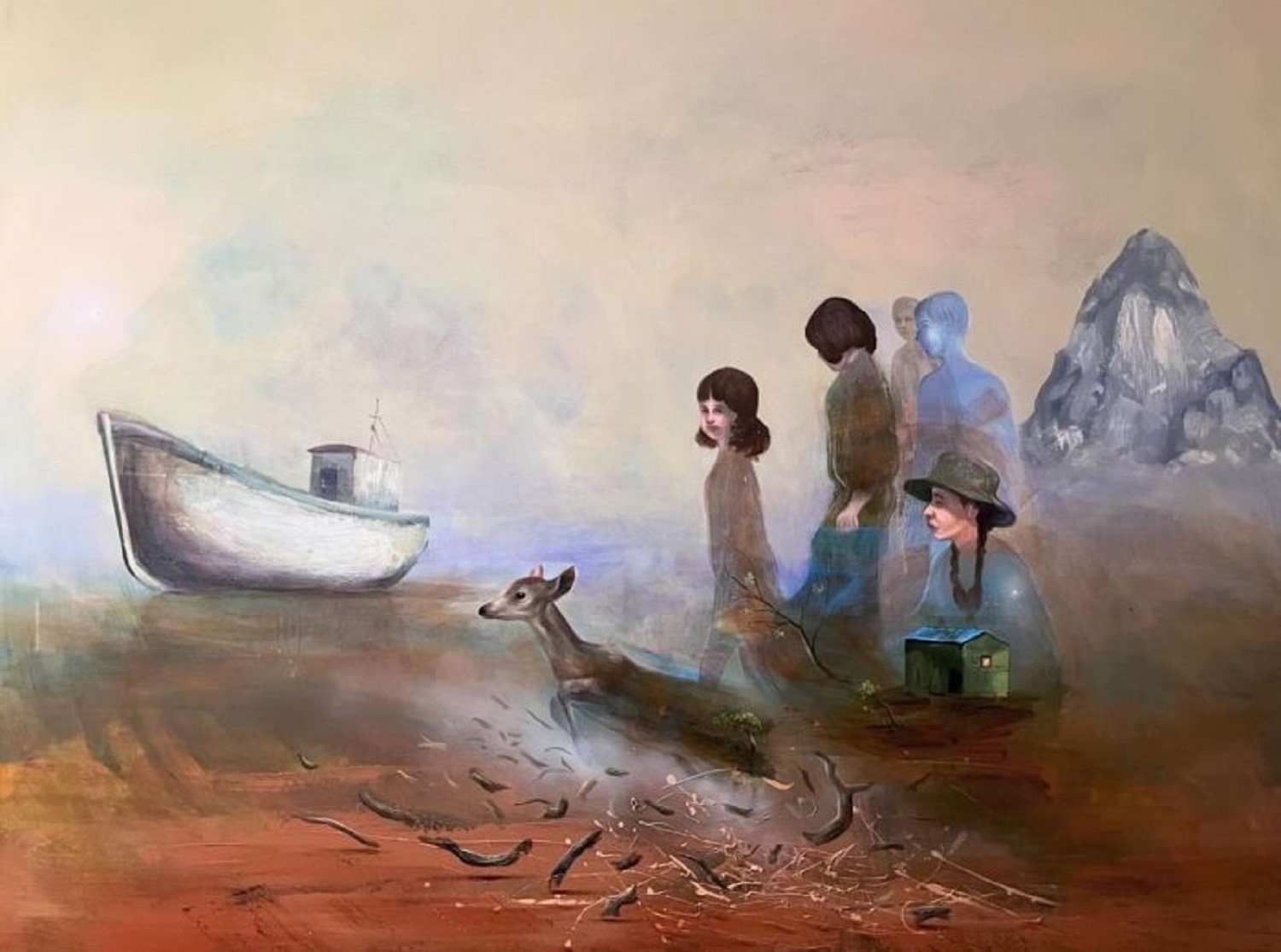 "Bilinmeyen Bir Yer" sergisi Maltepe'de açıldı! Ziyaretçilerini bekliyor