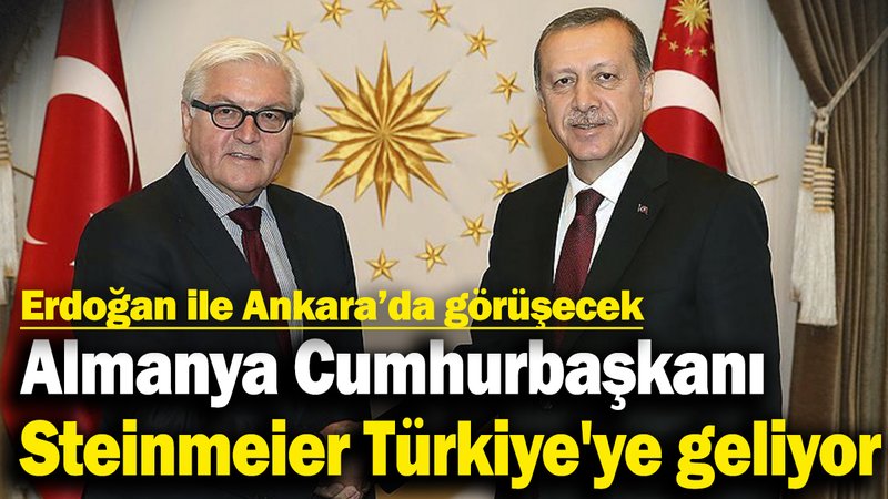 Almanya Cumhurbaşkanı Steinmeier Türkiye'ye geliyor! Erdoğan ile Ankara’da görüşecek